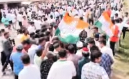 ಖಾಲಿ ಖಾಲಿ ನಿಖಿಲ್ ಖಾಲಿ, ಕಾಂಗ್ರೆಸ್ ಕಾರ್ಯಕರ್ತರು ಘೋಷಣೆ.